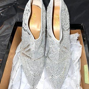 Women's Karmen Ankle Booties Women's Shoes In Grey Silver Knit 10M